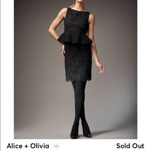 Alice + Olivia Josephine Lace Dress